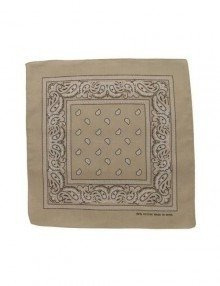 CHUSTA BANDANA BEŻOWA