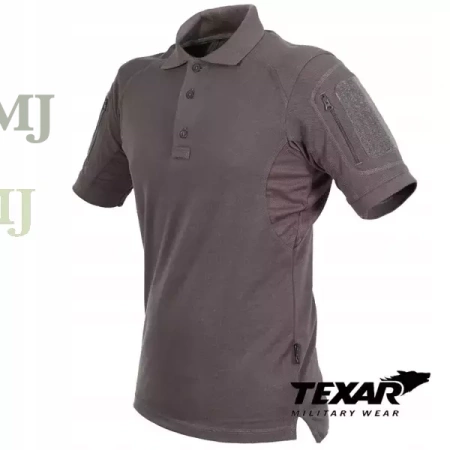 Koszulka taktyczna męska polo Texar Elite pro grey