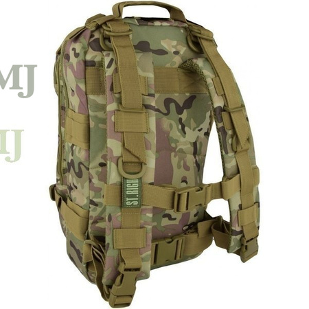 Plecak Moro Camo 25 L. MILITARY MULTI CAMO Mały Plecak Turystyczny, Plecak Taktyczny Moro, ST.RIGHT - BP43