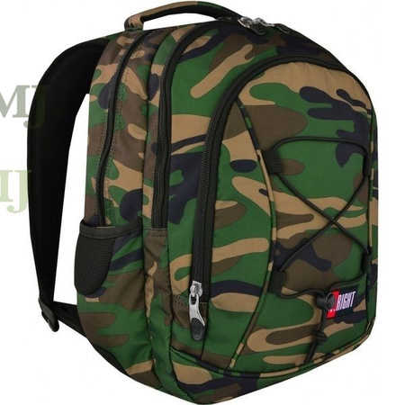 Plecak szkolny moro  St.Right ze sznurkiem Camo - BP32