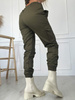 Spodnie joggery moro damskie olive z kieszenią na nogawce rip-stop